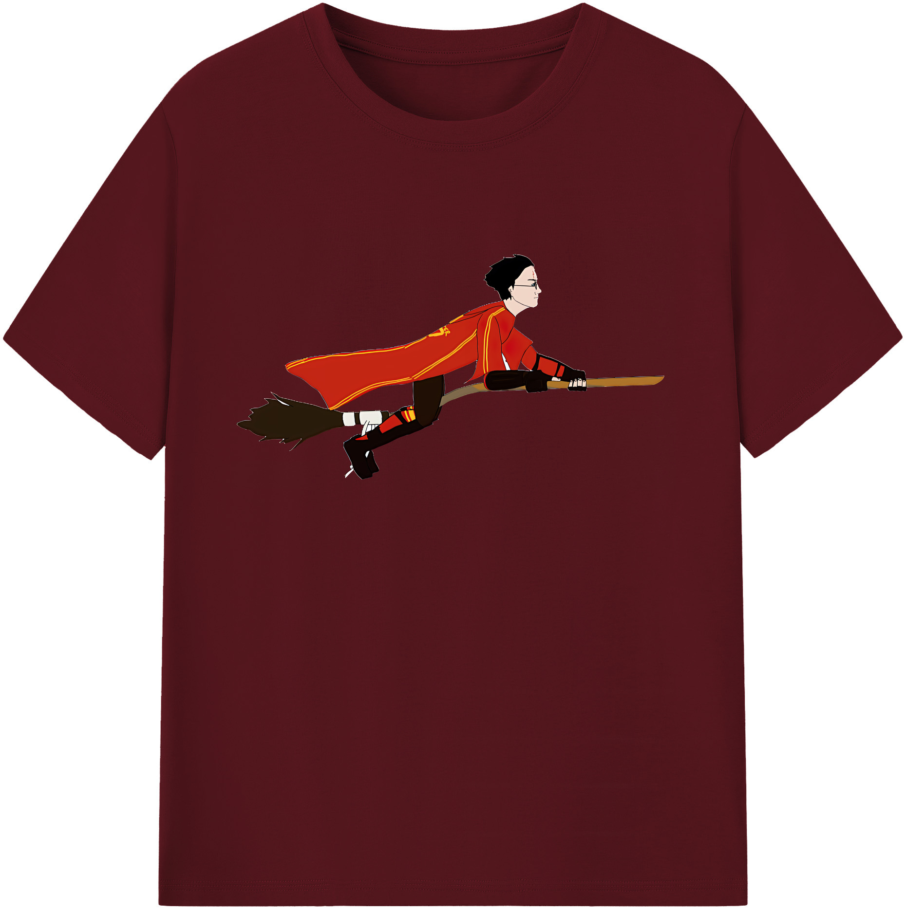 （画像用） Harry Potter ハリー・ポッターシリーズ 綿100％半袖Tシャツ（フロントプリント）